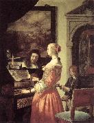 MIERIS, Frans van, the Elder Duet oil painting
